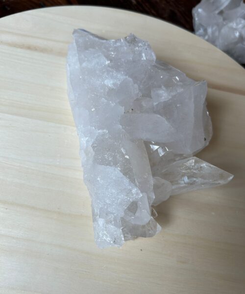 Large Premium Rare Clear White Rock Crystal Cluster 25 - 1.101g H8xW20xD13.5cm - Image 7
