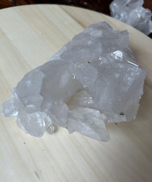 Large Premium Rare Clear White Rock Crystal Cluster 25 - 1.101g H8xW20xD13.5cm - Image 8