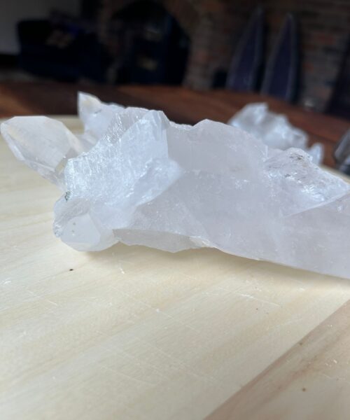 Large Premium Rare Clear White Rock Crystal Cluster 25 - 1.101g H8xW20xD13.5cm - Image 10