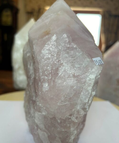 HUGE Extra Large Tall Point 16 Premium Rose Quartz Pink Crystal Quartz 3517g H21xW9xD14.5cm - Image 6