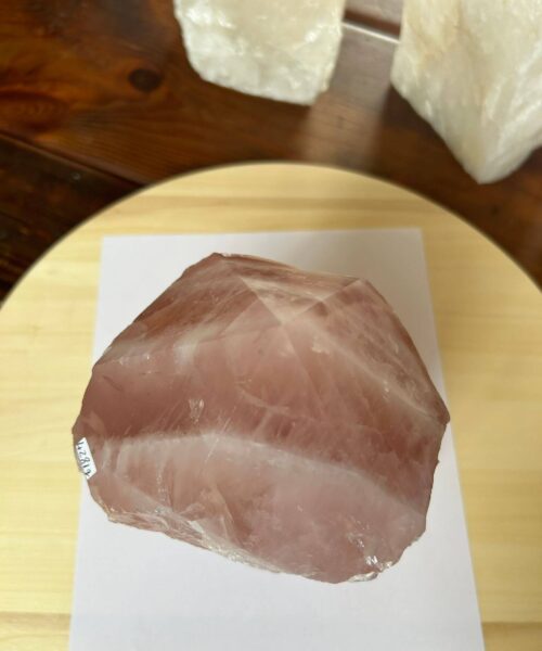 HUGE Extra Large Tall Point 21 Premium Rose Quartz Pink Crystal Quartz 4281g H20.5xW12xD14cm - Image 8