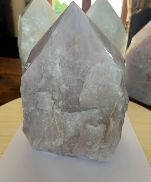 HUGE Extra Large Tall Point 20 Premium Rose Quartz Pink Crystal Quartz 5287g H21xW14xD12cm - Image 3
