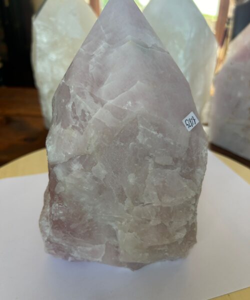 HUGE Extra Large Tall Point 20 Premium Rose Quartz Pink Crystal Quartz 5287g H21xW14xD12cm - Image 6