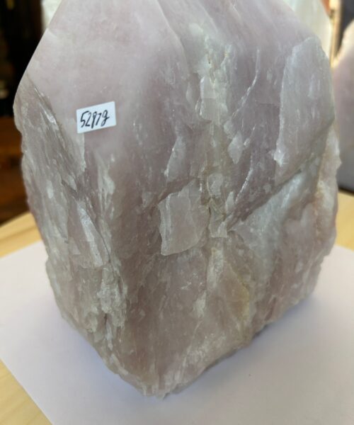 HUGE Extra Large Tall Point 20 Premium Rose Quartz Pink Crystal Quartz 5287g H21xW14xD12cm - Image 7
