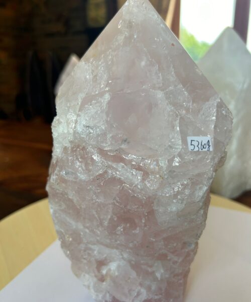 HUGE Extra Large Tall Point 17 Premium Rose Quartz Pink Crystal Quartz 5360g H24xW13xD15cm - Image 7