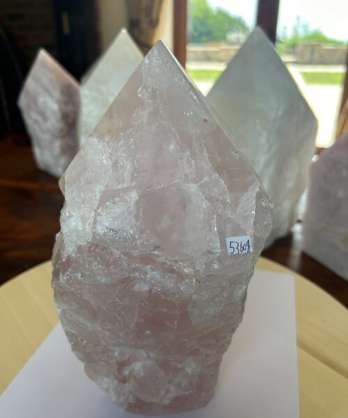 HUGE Extra Large Tall Point 17 Premium Rose Quartz Pink Crystal Quartz 5360g H24xW13xD15cm - Image 8