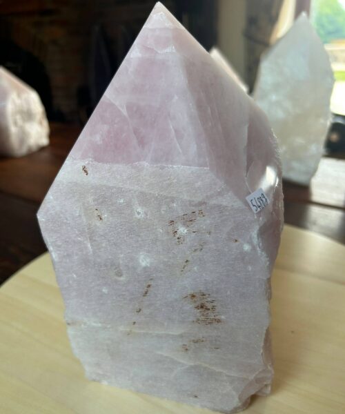 HUGE Extra Large Tall Point 19 Premium Rose Quartz Pink Crystal Quartz 5488g H23xW12xD15cm - Image 6