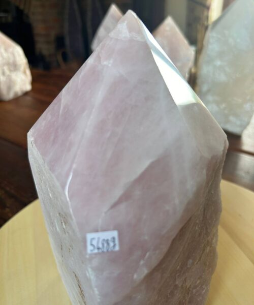 HUGE Extra Large Tall Point 19 Premium Rose Quartz Pink Crystal Quartz 5488g H23xW12xD15cm - Image 7