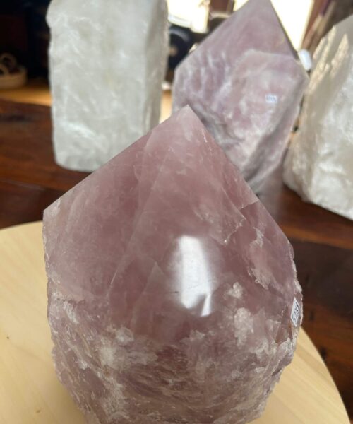 HUGE Extra Large Tall Point 18 Premium Rose Quartz Pink Crystal Quartz 5735g H19xW15xD16cm - Image 10