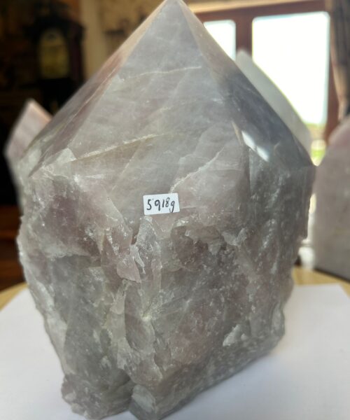 HUGE Extra Large Tall Point 15 Premium Rose Quartz Pink Crystal Quartz 5918g H22xW15xD16cm