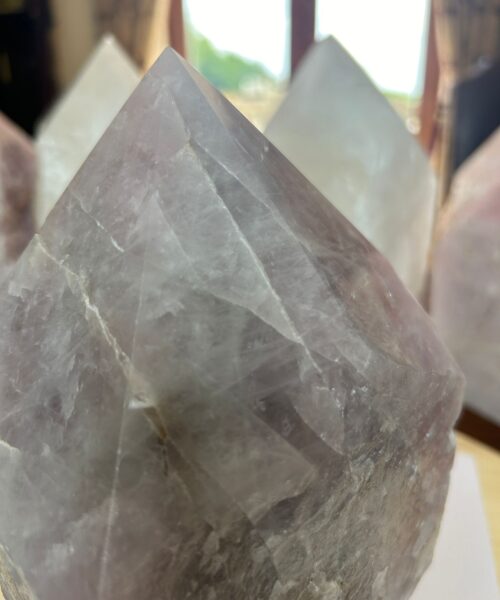 HUGE Extra Large Tall Point 15 Premium Rose Quartz Pink Crystal Quartz 5918g H22xW15xD16cm - Image 11