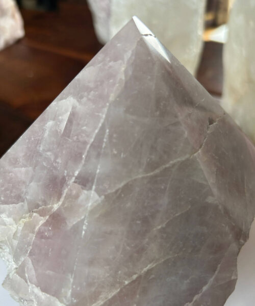 HUGE Extra Large Tall Point 15 Premium Rose Quartz Pink Crystal Quartz 5918g H22xW15xD16cm - Image 8