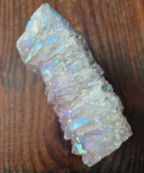 Premium High Grade Amethyst Angel Aura Druzy 215 Mini Geode Cluster Piece Cut Base 580g H9xW10.5xD8cm - Image 4