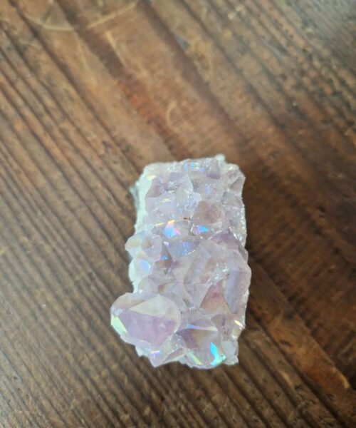 Premium High Grade Amethyst Angel Aura Druzy 217 Mini Geode Cluster Piece Cut Base 184g H4.5x6x3.5cm - Image 5