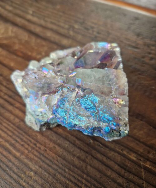 Premium High Grade Amethyst Angel Aura Druzy 218 Mini Geode Cluster Piece Cut Base 265g H7xW8xD7.5cm - Image 9