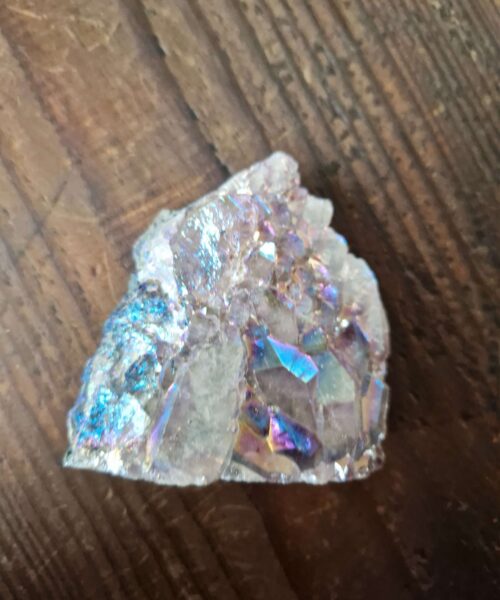 Premium High Grade Amethyst Angel Aura Druzy 218 Mini Geode Cluster Piece Cut Base 265g H7xW8xD7.5cm - Image 10