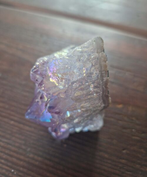 Premium High Grade Amethyst Angel Aura Druzy 223 Mini Geode Cluster Piece Cut Base 276g H7.5xW6xD5cm - Image 5