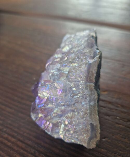 Premium High Grade Amethyst Angel Aura Druzy 223 Mini Geode Cluster Piece Cut Base 276g H7.5xW6xD5cm - Image 9