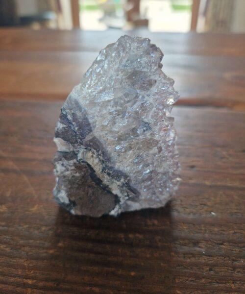 Premium High Grade Amethyst Angel Aura Druzy 224 Mini Geode Cluster Piece Cut Base 245g H8xW7xD5cm - Image 5