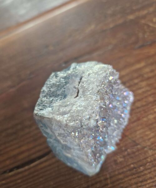 Premium High Grade Amethyst Angel Aura Druzy 229 Mini Geode Cluster Piece Cut Base 232g H5.5xW6xD4cm - Image 8