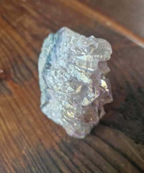 Premium High Grade Amethyst Angel Aura Druzy 213 Mini Geode Cluster Piece Cut Base 247g H8xW9xD4cm - Image 5