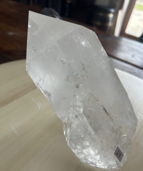 HUGE Premium Rare Clear White Rock Crystal Cluster 28 - 1.601g H7xW16xD11cm - Image 8