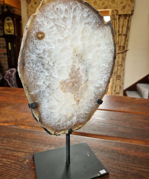 Large Premium Agate Natural Slice on Stand 7 – 2.704g - H34.5xW20xD12cm - Image 3