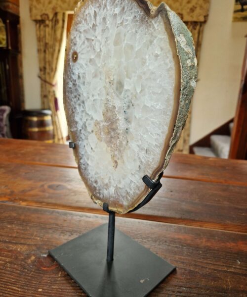 Large Premium Agate Natural Slice on Stand 7 – 2.704g - H34.5xW20xD12cm - Image 4