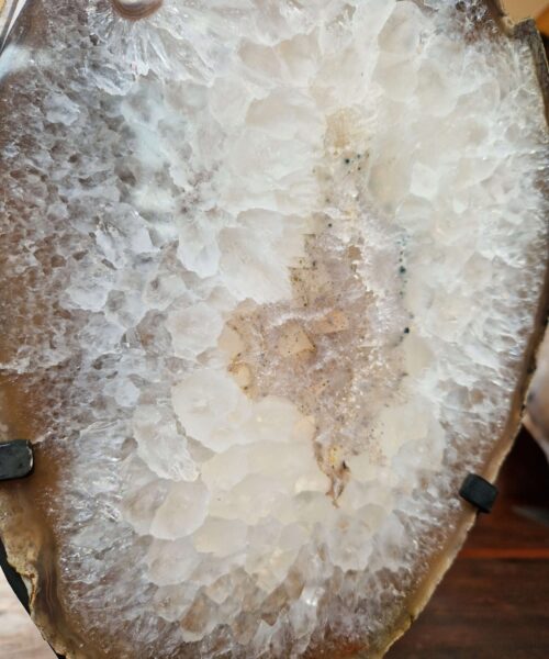 Large Premium Agate Natural Slice on Stand 7 – 2.704g - H34.5xW20xD12cm - Image 6