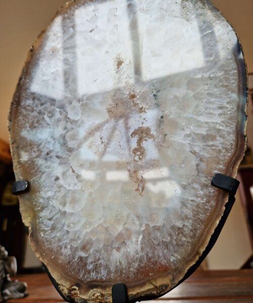 Large Premium Agate Natural Slice on Stand 7 – 2.704g - H34.5xW20xD12cm - Image 8