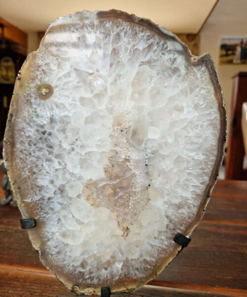 Large Premium Agate Natural Slice on Stand 7 – 2.704g - H34.5xW20xD12cm - Image 10