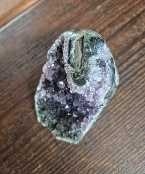 Premium High Grade Amethyst Druzy 332 Mini Geode Cluster Piece Cut Base 505g H7xW7xD8.5cm - Image 9