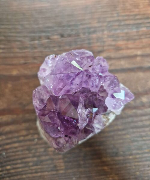 Premium High Grade Amethyst Druzy 310 Mini Geode Cluster Piece Cut Base 339g H6xW6.5xD5cm - Image 7