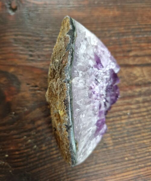 Premium High Grade Amethyst Druzy 324 Mini Geode Cluster Piece Cut Base 593g H8xW11x6.5cm - Image 10