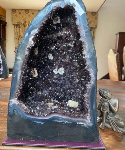 Amethyst Crystal Geode 949 Premium Queen Grade 12.74kg H35xW24xD18cm - Image 2