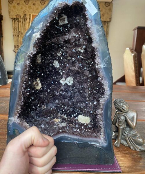 Amethyst Crystal Geode 949 Premium Queen Grade 12.74kg H35xW24xD18cm - Image 3