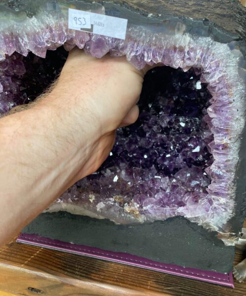 Amethyst Crystal Geode 953 Premium Queen Grade 14.61kg H25xW26xD18cm - Image 9