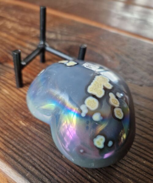 Agate Angel Aura Heart on Stand 23, Aura, Titanium, Cluster, Crystal, Gemstone 448g – H9xW9XD6cm - Image 10