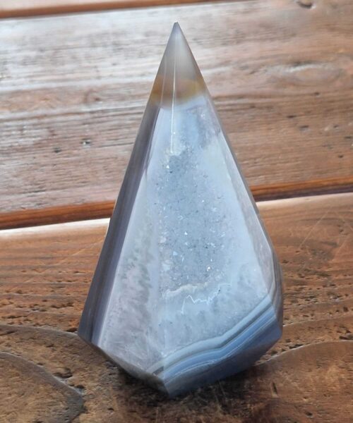 Alternative view of Premium Agate Conic Point 3 Tower Prism - 639g H14xW9xD7.5cm