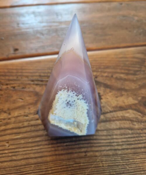Premium Agate Conic Point 7 Tower Prism - 611g H14xW9xD7cm - Image 4