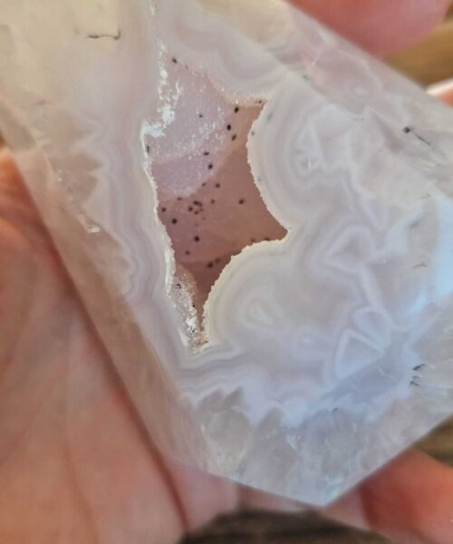 Premium Agate Conic Point 9 Tower Prism - 334g H12xW7xD5.5cm - Image 5