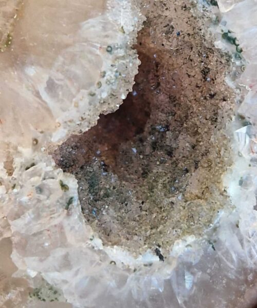 Large Premium Egg 4 High Grade Agate Crystal Geode Aura Egg on Stand 650g - H12xW7xD6cm - Image 8
