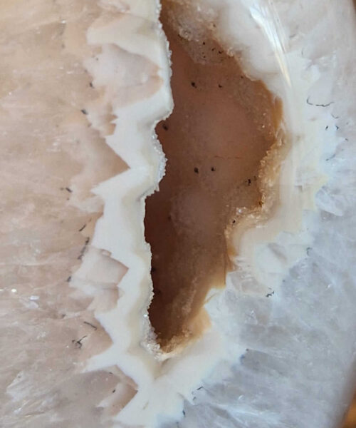 Large Premium Egg 5 High Grade Agate Crystal Geode Aura Egg on Stand 317g - H9.5xW5xD4.5cm - Image 7