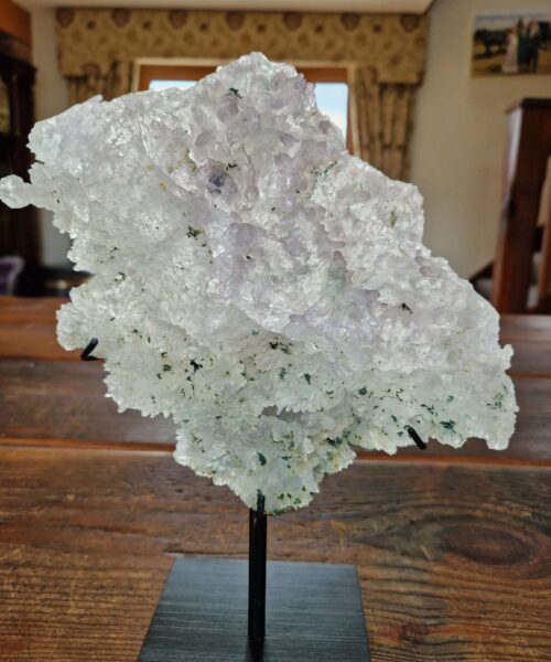 Amethyst Flower 4 Crystal Formation Rare Cluster on Stand 799g H27xW20xD10cm