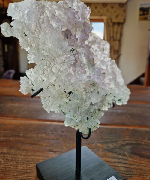 Amethyst Flower 4 Crystal Formation Rare Cluster on Stand 799g H27xW20xD10cm - Image 3