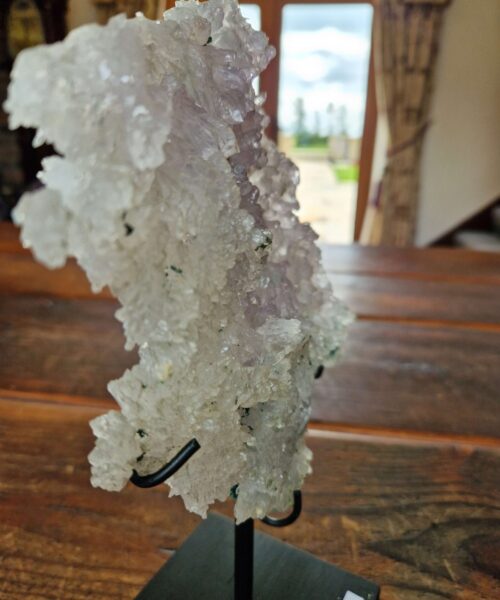 Amethyst Flower 4 Crystal Formation Rare Cluster on Stand 799g H27xW20xD10cm - Image 7