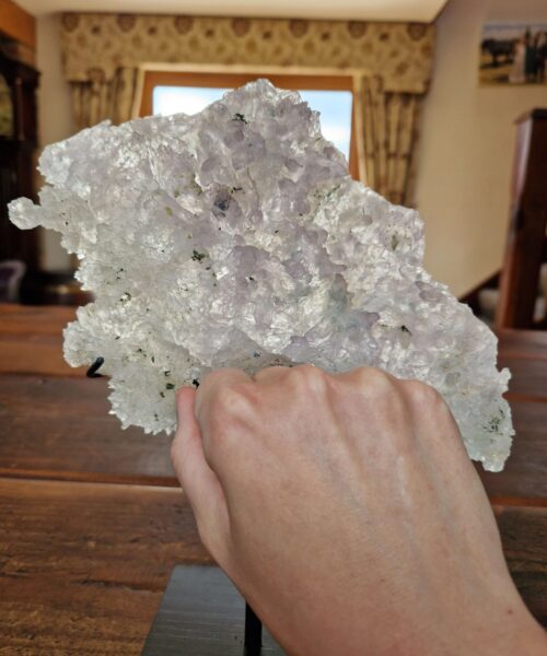 Amethyst Flower 4 Crystal Formation Rare Cluster on Stand 799g H27xW20xD10cm - Image 10