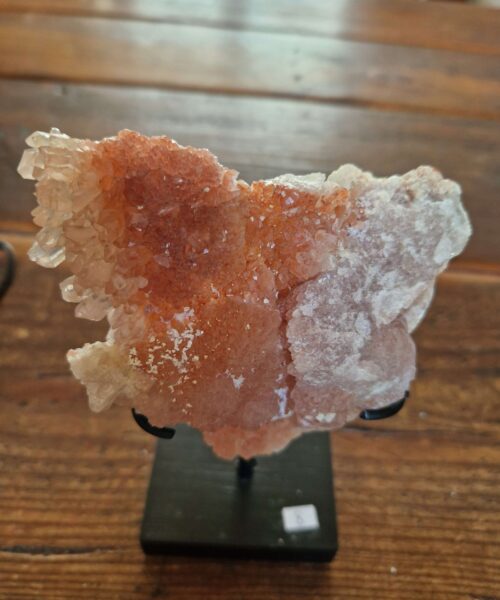 Pink Amethyst Flower 8 Crystal Formation Rare Cluster on Stand 387g H18xW11xD6cm - Image 5