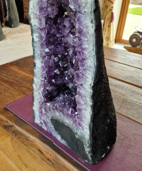 Amethyst Crystal Geode 964 Premium Queen Grade 21.41kg – H42xW24xD20cm - Image 2