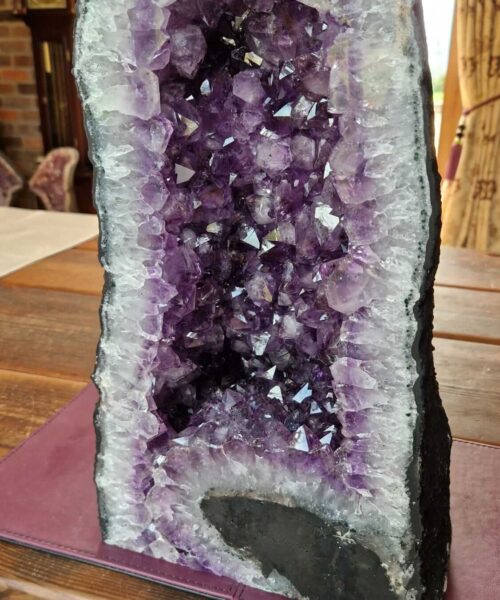Amethyst Crystal Geode 964 Premium Queen Grade 21.41kg – H42xW24xD20cm - Image 9
